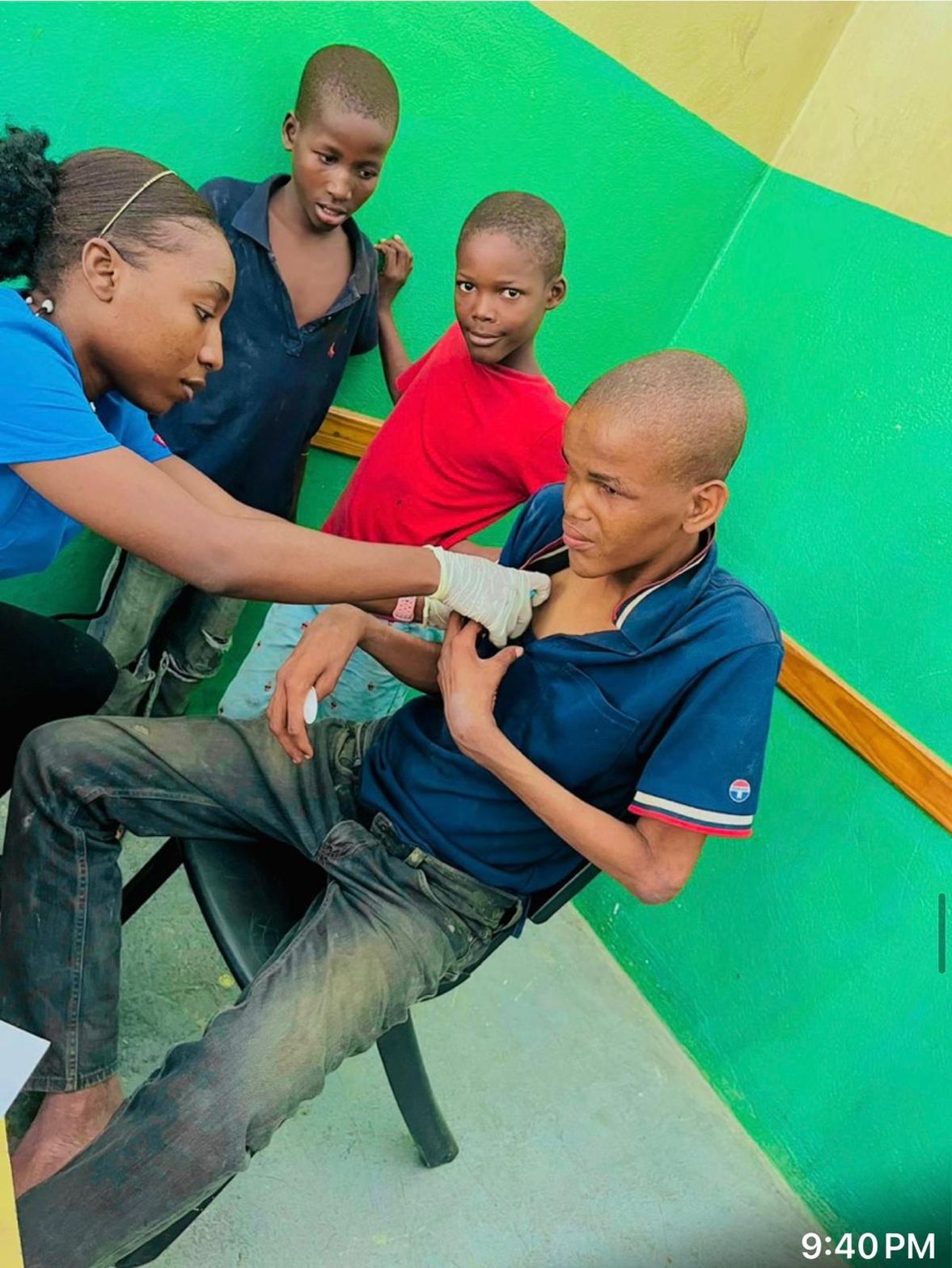 Patient Examination with Stethoscope